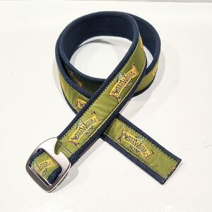 Bison Designs Tap Cap Gunmetal Buckle Belt Bottle Opener Sweetwater Logo Medium